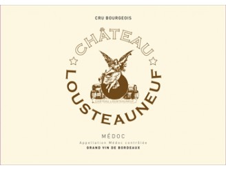 Château LOUSTEAUNEUF rouge 2021 la bouteille 75cl