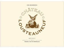 Château LOUSTEAUNEUF rouge 2021 la bouteille 75cl