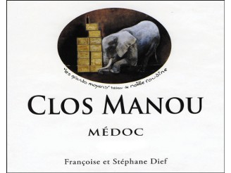 Clos MANOU rouge 2013 la bouteille 75cl