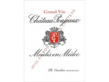 Château POUJEAUX Red 2018 wooden case of 1 magnum 150cl