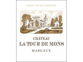 Château La TOUR de MONS rouge 2021 la bouteille 75cl