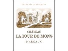 Château La TOUR de MONS rouge 2021 la bouteille 75cl