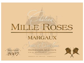 Château MILLE ROSES Margaux 2019 bottle 75cl