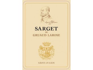 SARGET de GRUAUD Second wine from Château Gruaud-Larose 2021 bottle 75cl
