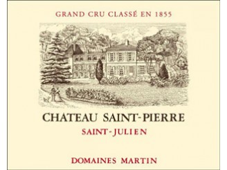 Château SAINT-PIERRE 4ème Grand cru classé 2018 la bouteille 75cl