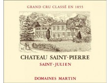 Château SAINT-PIERRE 4ème Grand cru classé 2017 la bouteille 75cl