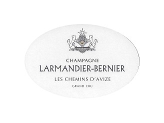 Champagne LARMANDIER-BERNIER Les Chemins d'Avize Grand cru - Blanc de blancs 2016 la bouteille 75cl