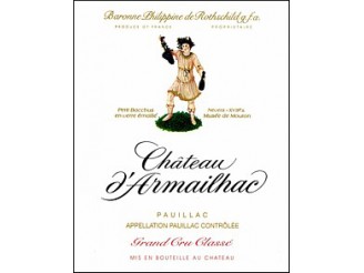 Château d'ARMAILHAC 5ème Grand cru classé 2012 la bouteille 75cl