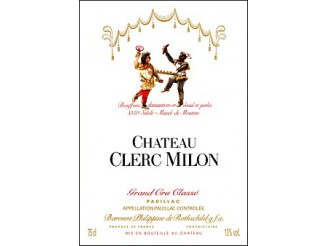 Château CLERC MILON 5ème grand cru classé 2015 bottle 75cl