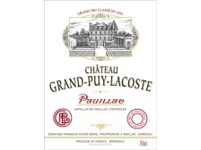 Château GRAND-PUY-LACOSTE 5ème Grand cru classé 2020 la bouteille 75cl