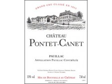 Château PONTET-CANET 5ème Grand cru classé 2015 la bouteille 75cl