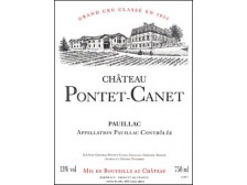 Château PONTET-CANET 5ème Grand cru classé 2017 la bouteille 75cl