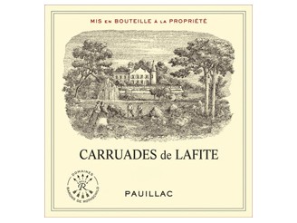 CARRUADES de LAFITE Second vin du Château Lafite-Rothschild 2019 la bouteille 75cl