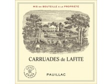 CARRUADES de LAFITE Second vin du Château Lafite-Rothschild 2019 la bouteille 75cl