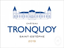 Château TRONQUOY rouge 2019 la bouteille 75cl
