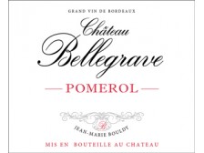 Château BELLEGRAVE rouge 2020 la bouteille 75cl