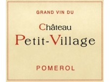 Château PETIT-VILLAGE rouge 2016 la bouteille 75cl