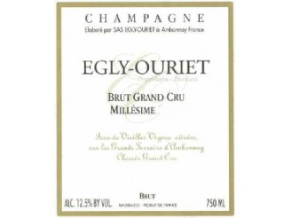 Champagne ÉGLY-OURIET Grand cru Millésimé 2016 la bouteille 75cl