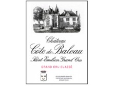 Château CÔTE DE BALEAU Grand cru classé 2018 bottle 75cl