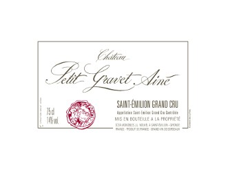 Château PETIT GRAVET AÎNÉ Grand cru 2012 la bouteille 75cl