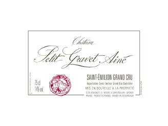 Château PETIT GRAVET AÎNÉ Grand cru 2011 la bouteille 75cl