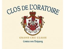 Clos DE L'ORATOIRE Grand cru classé 2018 la bouteille 75cl