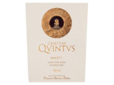 Château QUINTUS Grand cru 2021 la bouteille 75cl