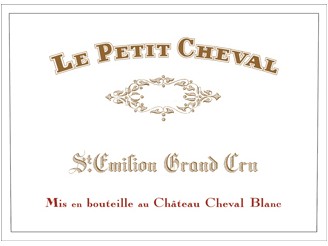 LE PETIT CHEVAL Second vin du Château Cheval Blanc 2009 la bouteille 75cl