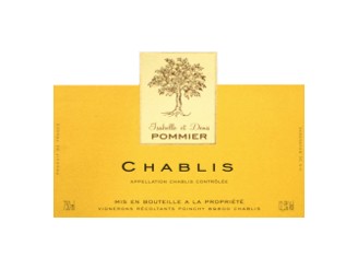 Domaine POMMIER Chablis Village dry white 2022 bottle 75cl