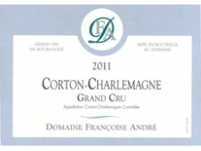 Domaine Françoise ANDRÉ Corton-Charlemagne Grand cru blanc 2022 la bouteille 75cl