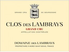 Domaine des LAMBRAYS Clos des Lambrays Grand cru rouge 2021 la bouteille 75cl