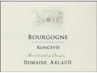 Domaine ARLAUD Bourgogne Roncevie rouge Primeurs 2022