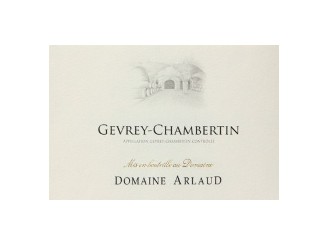 Domaine ARLAUD Gevrey-Chambertin village rouge 2021 la bouteille 75cl