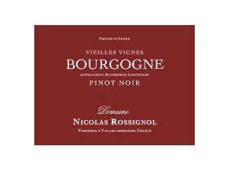Domaine Nicolas ROSSIGNOL Bourgogne Pinot Noir red 2020 bottle 75cl