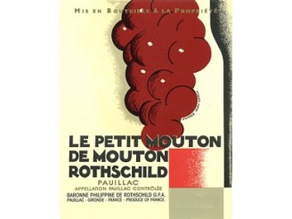 Le PETIT MOUTON Second wine from Château Mouton-Rothschild 2020 wooden case of 1 magnum 150cl