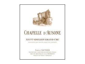 CHAPELLE d'AUSONE Second vin du Château Ausone 2020 la bouteille 75cl