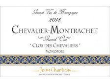 Domaine Jean CHARTRON Chevalier-Montrachet Clos des Chevaliers Grand cru blanc Monopole 2019 la bouteille 75cl