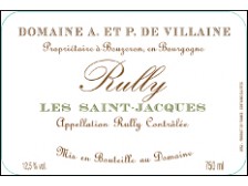 Domaine de VILLAINE Rully Les Saint-Jacques Village dry white 2022 bottle 75cl