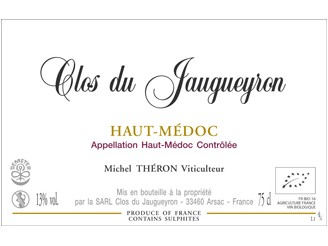 Clos du JAUGUEYRON Haut-Médoc 2019 bottle 75cl
