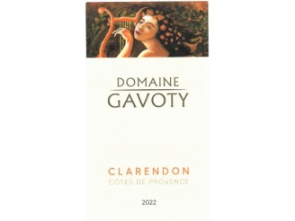 Domaine GAVOTY Clarendon blanc 2022 la bouteille 75cl