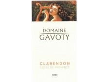 Domaine GAVOTY Clarendon blanc 2022 la bouteille 75cl