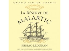 La RÉSERVE de MALARTIC Second red wine from Château Malartic-Lagravière 2018 bottle 75cl