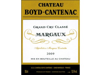 Château BOYD-CANTENAC 3ème grand cru classé 2009 bottle 75cl
