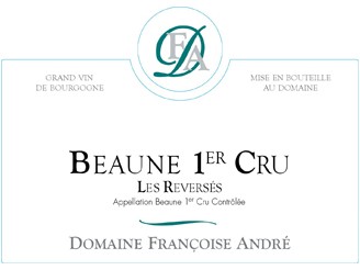 Domaine Françoise ANDRÉ Beaune Les Reversés 1er cru rouge 2014 la bouteille 75cl