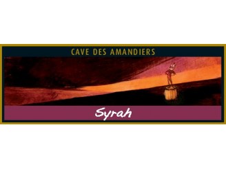 Cave des AMANDIERS Syrah 2022 la bouteille 75cl