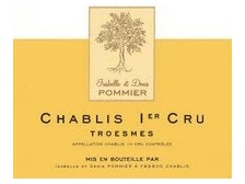 Domaine POMMIER Chablis Troesmes 1er cru blanc 2021 la bouteille 75cl