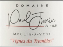 Domaine Paul JANIN Les Vignes du Tremblay red 2021 bottle 75cl
