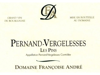 Domaine Françoise ANDRÉ Pernand-Vergelesses Les Pins Village blanc 2021 la bouteille 75cl