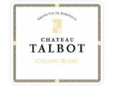 CAILLOU BLANC Vin blanc sec du Château Talbot Primeurs 2022