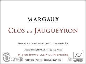 Clos du JAUGUEYRON Grand Vin 2016 bottle 75cl